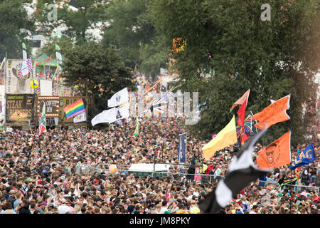 Glastonbury Festival 2017 - Tag 4 Mitwirkende: Atmosphäre wo: Somerset, Vereinigtes Königreich bei: 24. Juni 2017 Credit: WENN.com Stockfoto