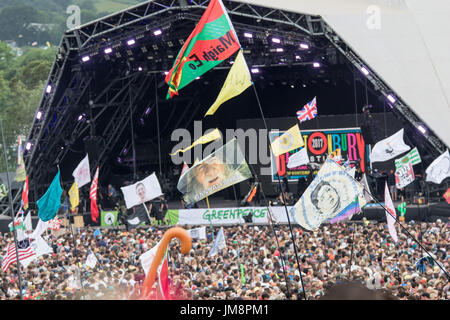 Glastonbury Festival 2017 - Tag 4 Mitwirkende: Atmosphäre wo: Somerset, Vereinigtes Königreich bei: 24. Juni 2017 Credit: WENN.com Stockfoto