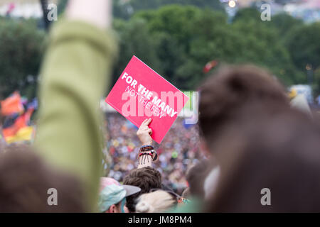 Glastonbury Festival 2017 - Tag 4 Mitwirkende: Atmosphäre wo: Somerset, Vereinigtes Königreich bei: 24. Juni 2017 Credit: WENN.com Stockfoto