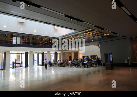 Bodleian Libraries renoviert neu Weston Bibliothek Innenraum, University of Oxford, England, UK Stockfoto