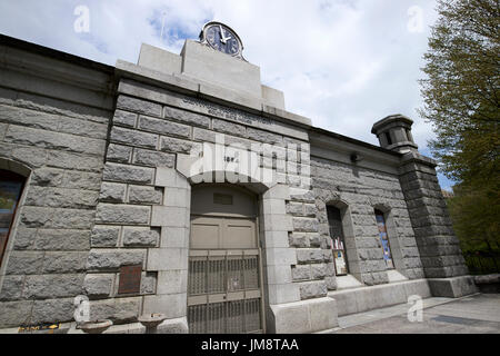 Central Park Reservoir Südtor Haus New York City USA Stockfoto