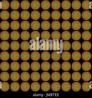 Abstraktes Vektor-Illustration einer optischen Täuschung. 10 eps Stock Vektor