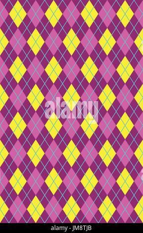 Buntes Mosaik geometrischen Hintergrund für Ihr Webdesign in rosa Tönen, mehrfarbiges Karomuster auf weiß als abstrakten Hintergrund Stock Vektor