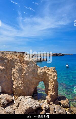 Punta des Nou Covus Na Macaret Menorca Menorca Spanien Stockfoto