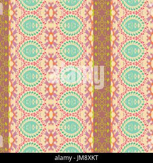 Hintergrund mit ethnischen Motiven. Nahtlose Muster. 10 eps Stock Vektor