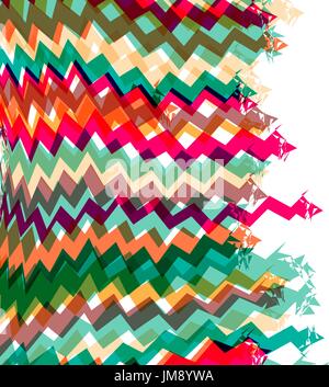 Abstraktes Vektor Hintergrund. farbige Streifen. Vektor-illustration Stock Vektor