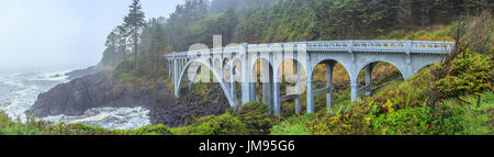Oregon Coast Brücken Stockfoto