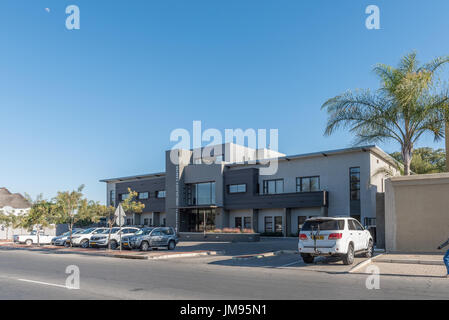 WINDHOEK, NAMIBIA - 15. Juni 2017: Ein Onkologie-Zentrum in Eros, einem Vorort von Windhoek, der Hauptstadt von Namibia Stockfoto