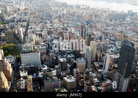 Luftaufnahme der Stadtteil Chelsea New York City USA Stockfoto