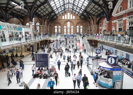 London Liverpool Street Station Stockfoto