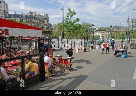 Paris, Place d ' Italie Stockfoto