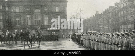 Prince Rupert Bayern inspizieren Wehrmacht besetzten Lille Stockfoto