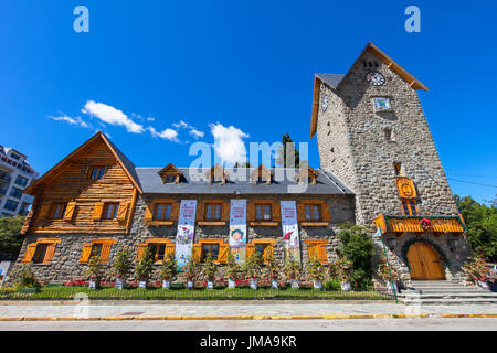 Das Rathaus von Bariloche. Argentinien. Stockfoto