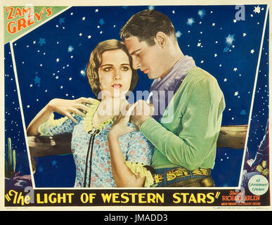 DAS Licht des westlichen STARS 1930 Paramount Pictures-Film mit Mary Brian und Richard Arlen Stockfoto