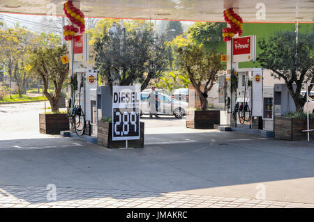 Porto Alegre, Brasilien. 26. Juli 2017. Am Mittwoch (26) rief die Regierung die Entscheidung der Justiz über die Aussetzung der Kraftstoff Nachjustierung. Bildnachweis: Omar de Oliveira/FotoArena/Alamy Live News Stockfoto