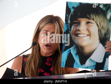 Hollywood, USA. Juli 2017. 26. Juli 2017 – Hollywood, Kalifornien – Jennifer Aniston. Jason Bateman Mit Star Auf Dem Hollywood Walk Of Fame Geehrt. Foto: F. Sadou/AdMedia Stockfoto