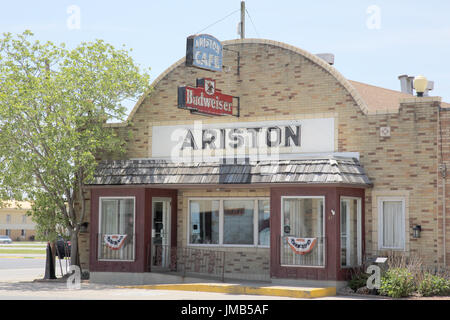 Ariston Café auf Route 66 Litchfield illinois Stockfoto