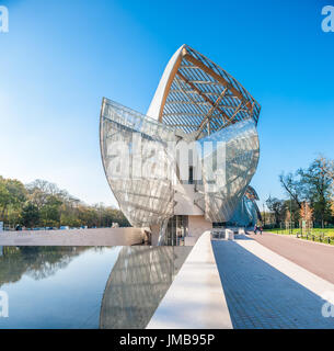 Frankreich, Paris, Fondation Louis Vuitton-Stiftung Stockfoto