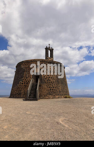 Das Castillo del Aguila Fort in Lanzarote Stockfoto