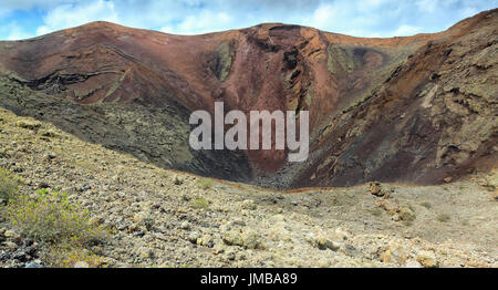 Der Timanfaya-Nationalpark (Parque Nacional de Timanfaya) in Lanzarote Stockfoto