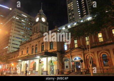 Hauptbahnhof Brisbane Australien Stockfoto