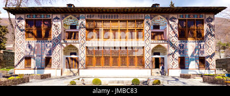 Palast von Sheki Khans, Sheki, Aserbaidschan Stockfoto