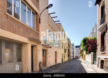 Paris, Andre Lurcat, Villa Seurat Stockfoto