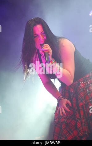 Amy Lee Evanescence führt 2007 Family Values Tour @ Verizon Amphitheater, Irvine, CA Stockfoto