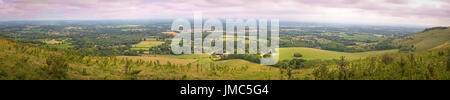 Ditchling Beacon Naturschutzgebiet auf der South Downs Way. Stockfoto