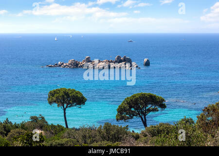 Palombaggia Beach, Porto-Vecchio, Korsika, Frankreich Stockfoto