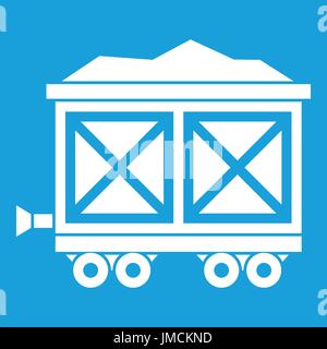 Warenkorb auf Rädern mit gold Symbol weiß Stock Vektor