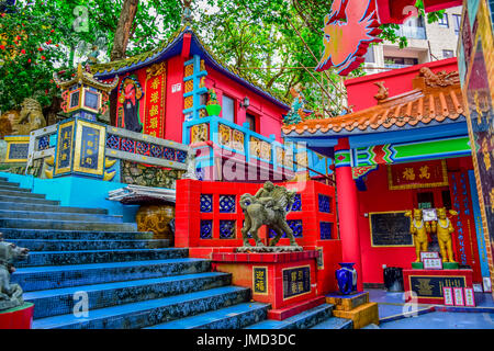 Hongkong, 31. Mai: Kwun Yam Schrein Tempel ein taoistischer Schrein am südöstlichen Ende der Repulse Bay, Hong Kong Stockfoto