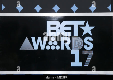 2017 BET Awards statt, bei der Microsoft-Theater - Ankünfte mit: Atmosphäre wo: Los Angeles, California, Vereinigte Staaten von Amerika bei: Kredit-25. Juni 2017: Nicky Nelson/WENN.com Stockfoto