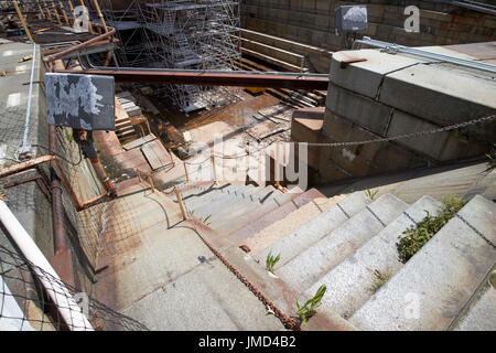 Die in Dry Dock Nr. 1 Charlestown Navy Yard Boston USA Stockfoto