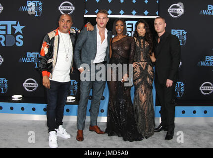 2017 BET Awards mit: Irv Gotti, Nafessa Williams, Matthew Noszka, Michelle Hayden, Chet Hanks wo: Los Angeles, California, Vereinigte Staaten von Amerika bei: Kredit-25. Juni 2017: FayesVision/WENN.com Stockfoto