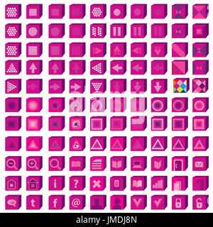 Web Icons eingestellt. Infografiken Medien und Kommunikation Design Element. website buttons Sammlung. Stockfoto