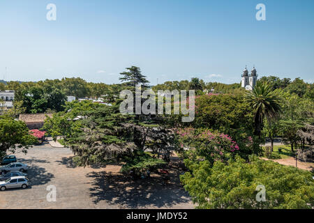 Luftaufnahme von Colonia del Sacramento - Colonia del Sacramento, Uruguay Stockfoto