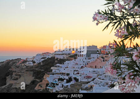 Bilder von Santorini in Griechenland Stockfoto