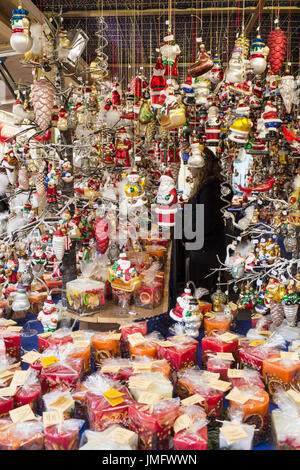 Italien, Trentino Alto Adige, Meran, Weihnachtsmarkt Stockfoto