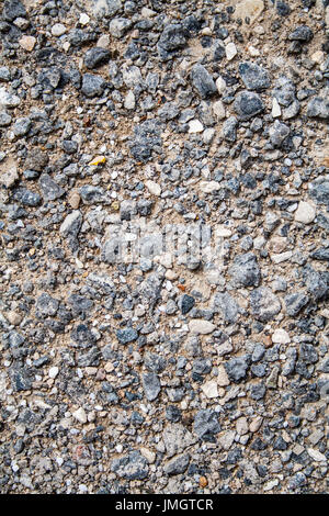 zerkleinerte felsigen Textur mit Sand. Hintergrund, Muster Stockfoto