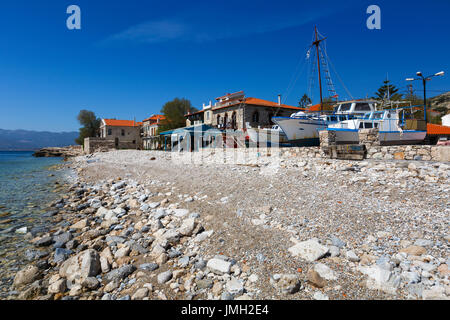 Hafen von Pythagorion auf der Insel Samos, Griechenland. Stockfoto