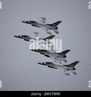 Flugzeug durchführen auf 2017 Royal International Air Tattoo (RIAT) jährlich an RAF Fairford in Fairford, Gloucestershire, UK Stockfoto