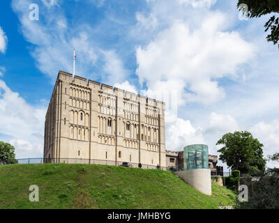 Norwich Schloss, Norwich, Norfolk, England, Vereinigtes Königreich Stockfoto
