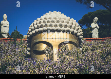 Goldene Buddha-statue Stockfoto