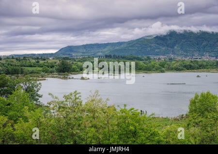 Feuchtgebiet Naturschutzgebiet Torbiere del Sebino in der Nähe von Lago d ' Iseo, Lombardei in Italien Stockfoto