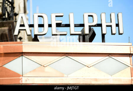 Allgemeine Ansicht von The Adelphi Theatre in London. PRESSEVERBAND Foto. Bild Datum: Donnerstag, 27. Juli 2017. Bildnachweis sollte lauten: Ian West/PAWire Stockfoto