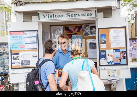 Touristische Visitor Centre, Nantucket Island, Massachusetts, USA Stockfoto