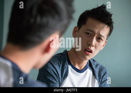 Cameron Koo, Hong Kong chinesische Studenten in New York City, USA Stockfoto