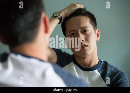 Cameron Koo, Hong Kong chinesische Studenten in New York City, USA Stockfoto