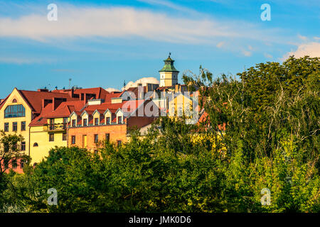 Blick auf Altstadt Sandomierz Stockfoto